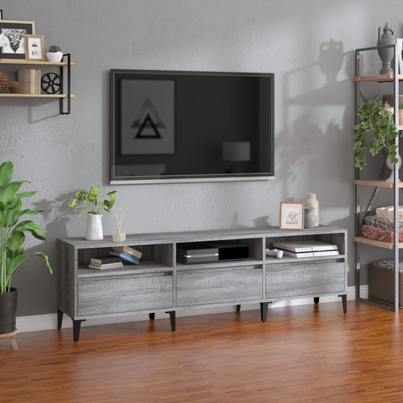 stradeXL TV Cabinet Grey...