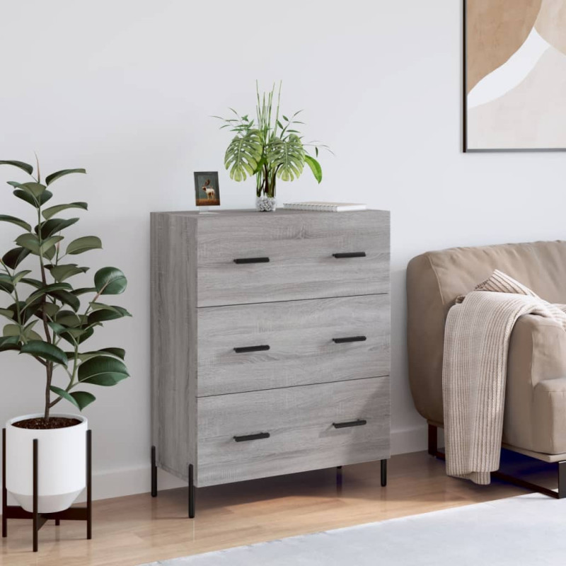 stradeXL Sideboard Grau...