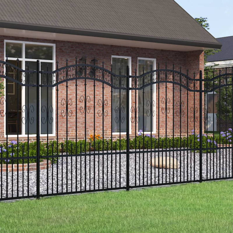 stradeXL Garden Fence with...