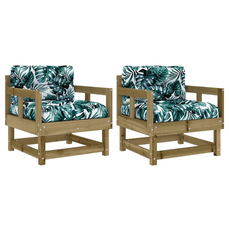 stradeXL Garden Chairs with...