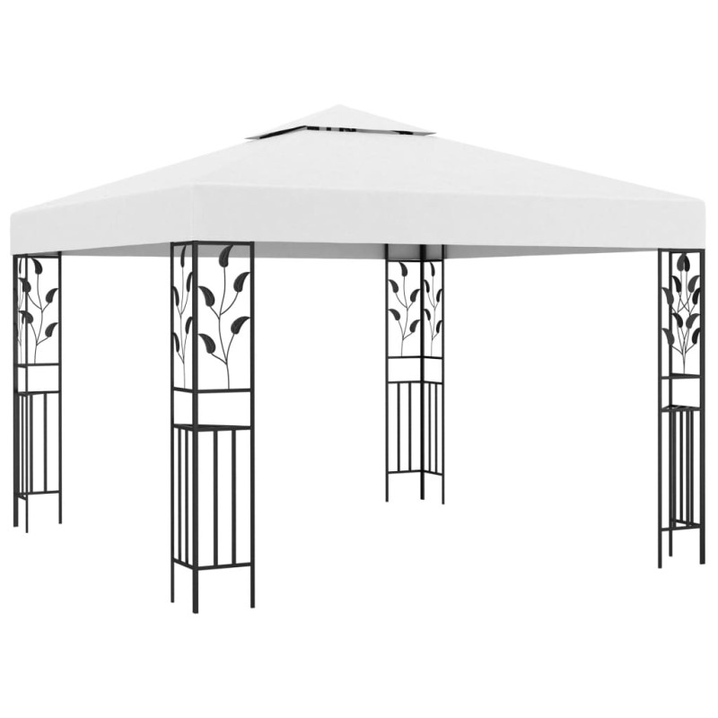 stradeXL Gazebo 3x3 m White...