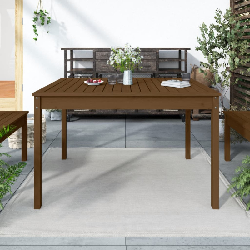 stradeXL Garden Table Honey...