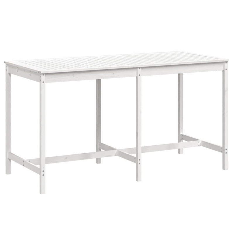 stradeXL Garden Table White...