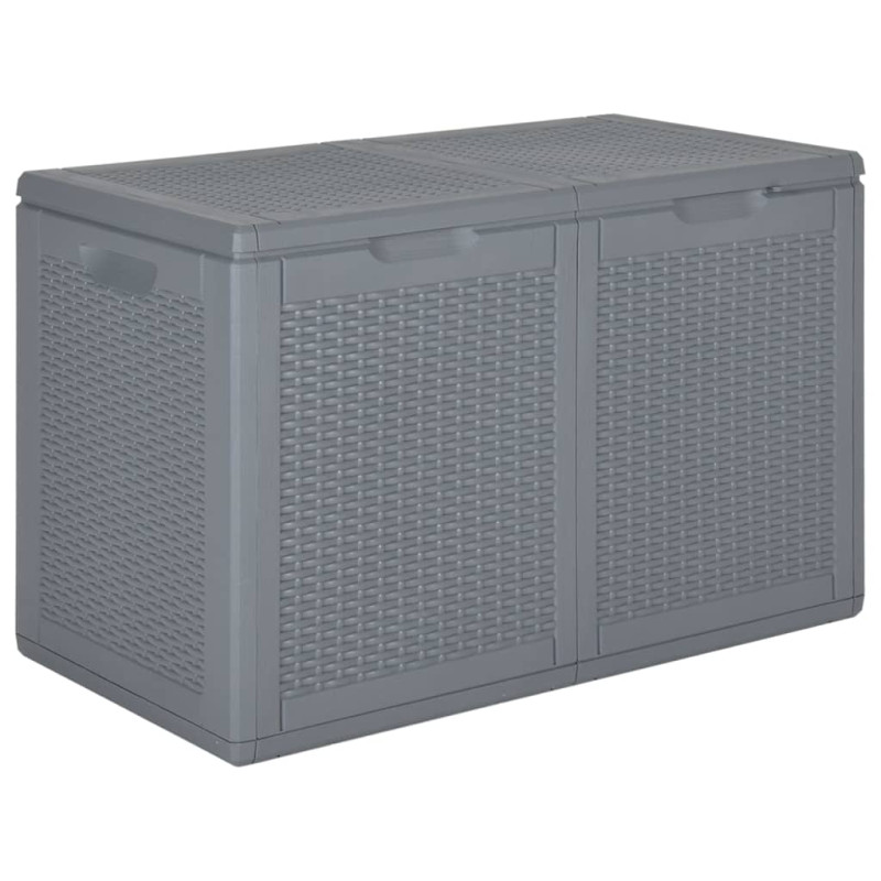 stradeXL Gartenbox Grau PP...