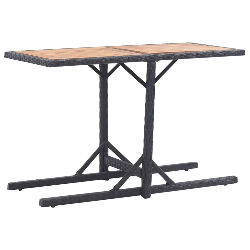 stradeXL Garden Table Black...