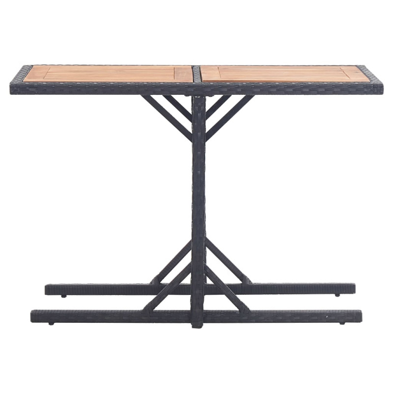 stradeXL Garden Table Black...