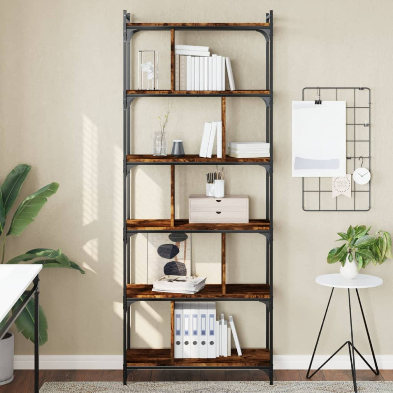 stradeXL Bookcase 6-Tier...