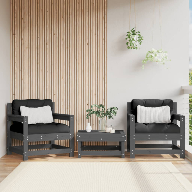 stradeXL Garden Chairs with...