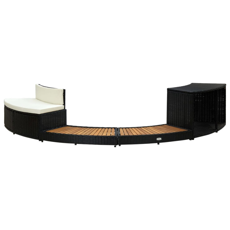 stradeXL Spa Surround Black...