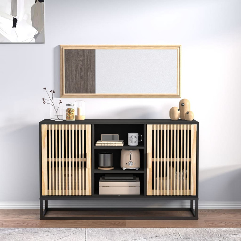 stradeXL Sideboard Black...