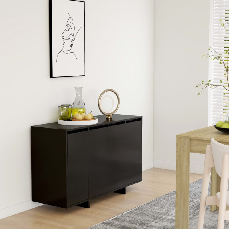 stradeXL Sideboard Black...