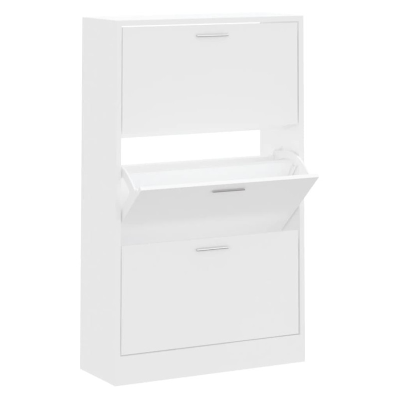 stradeXL Shoe Cabinet White...