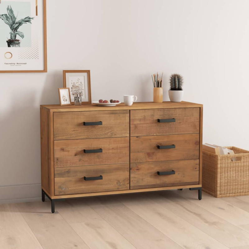 stradeXL Sideboard Braun...