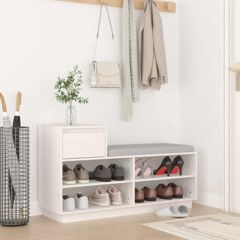 stradeXL Shoe Cabinet White...