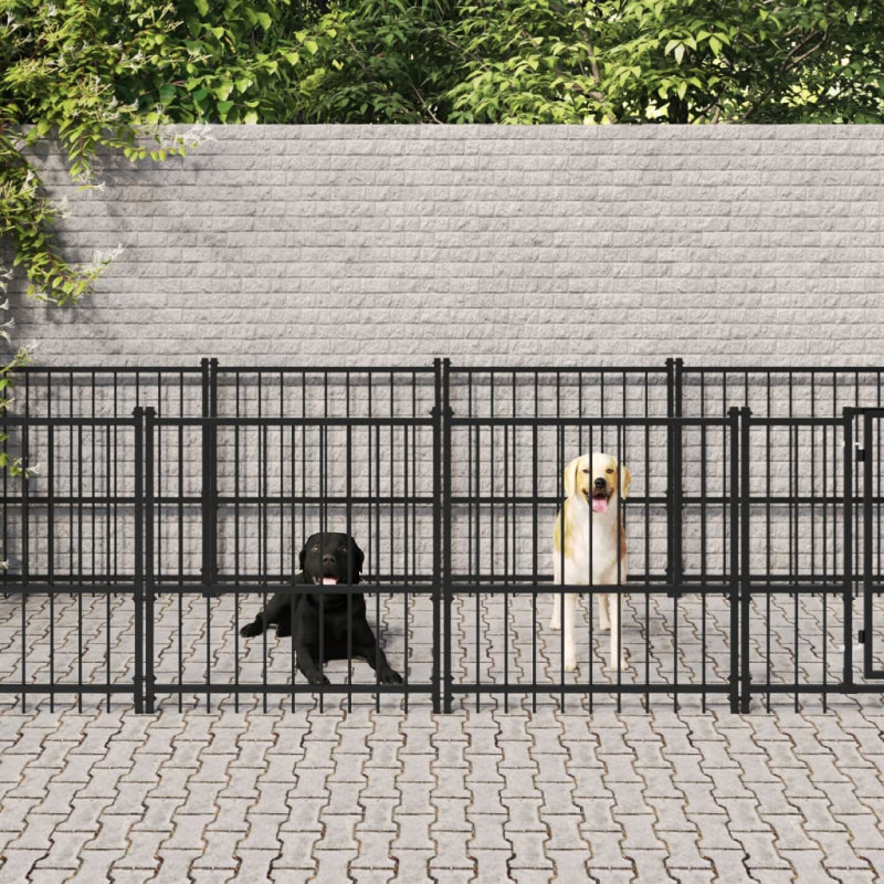 stradeXL Outdoor Dog Kennel...