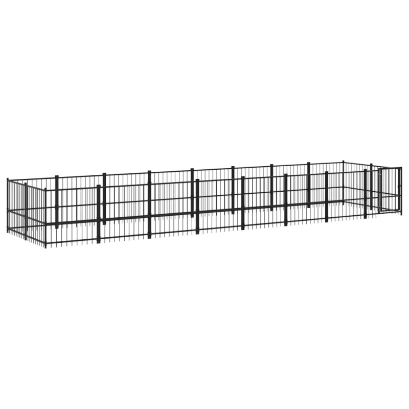 stradeXL Outdoor Dog Kennel...