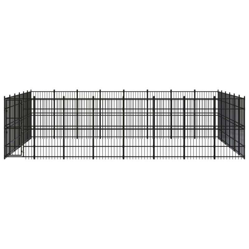 vidaXL Outdoor Dog Kennel...