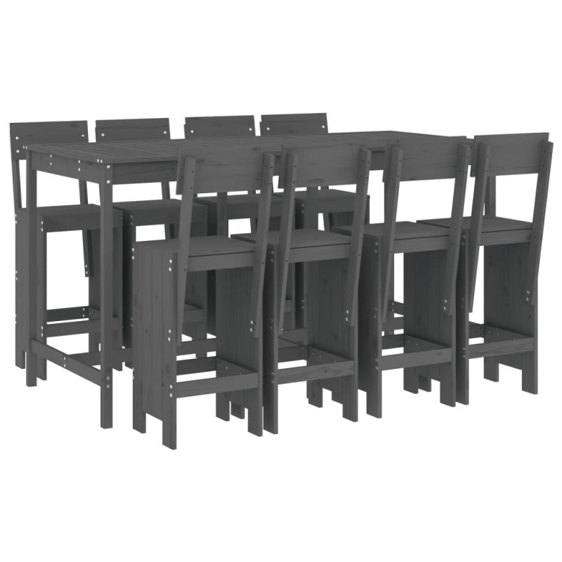 stradeXL 9 Piece Garden Bar...