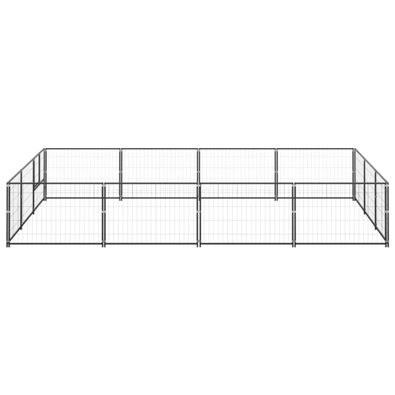 stradeXL Dog Kennel Black...