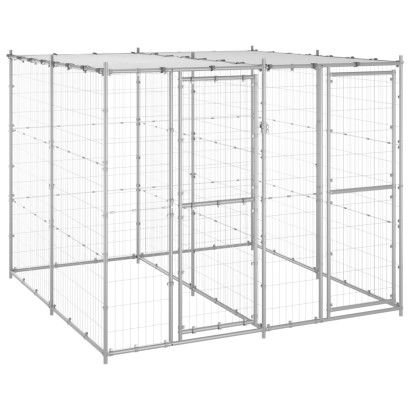 stradeXL Outdoor Dog Kennel...