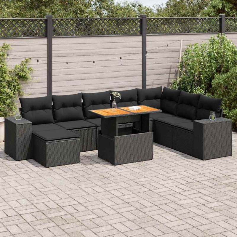 stradeXL 9 Piece Garden...