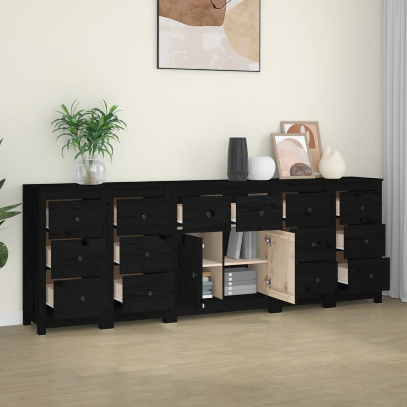 stradeXL Sideboard Black...