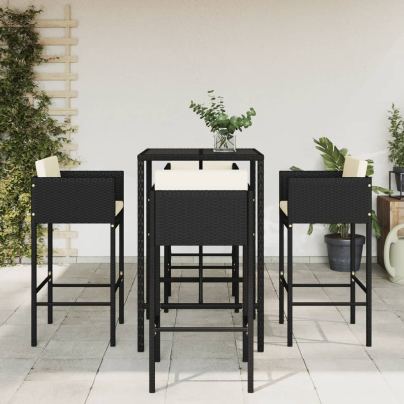 stradeXL 5 Piece Garden Bar...