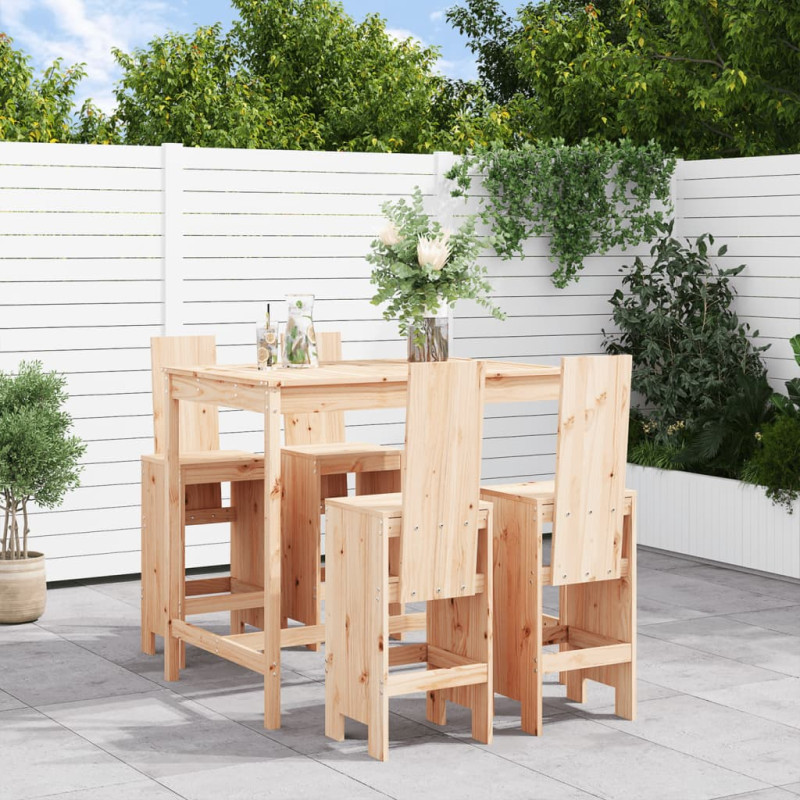 stradeXL 5 Piece Garden Bar...