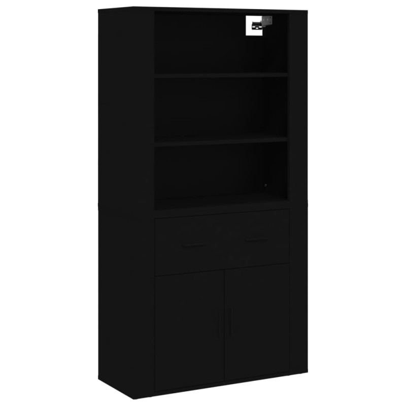 stradeXL Highboard Schwarz...