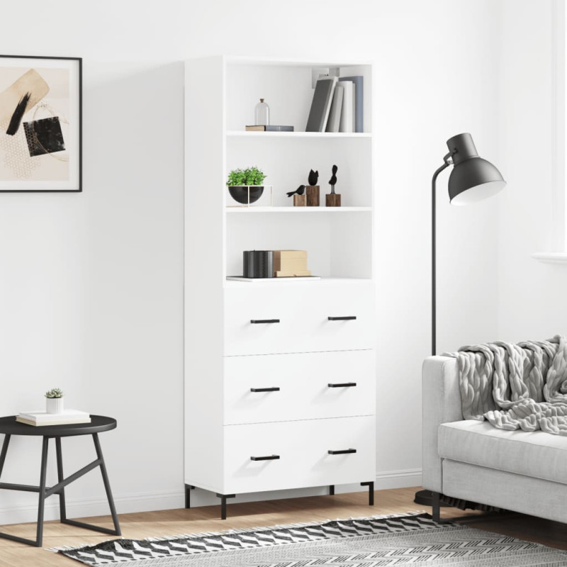 stradeXL Highboard White...