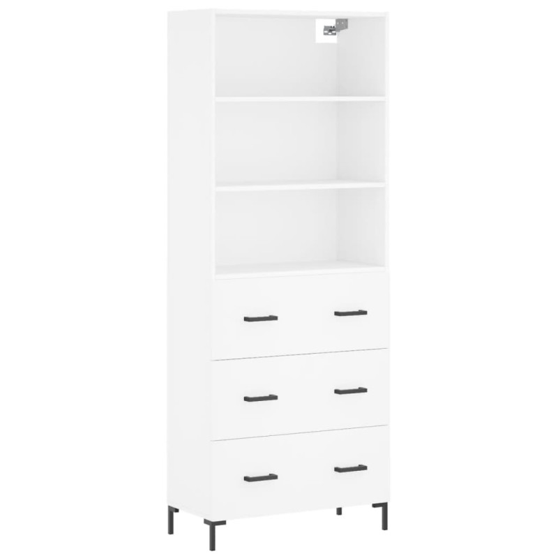 stradeXL Highboard Weiß...