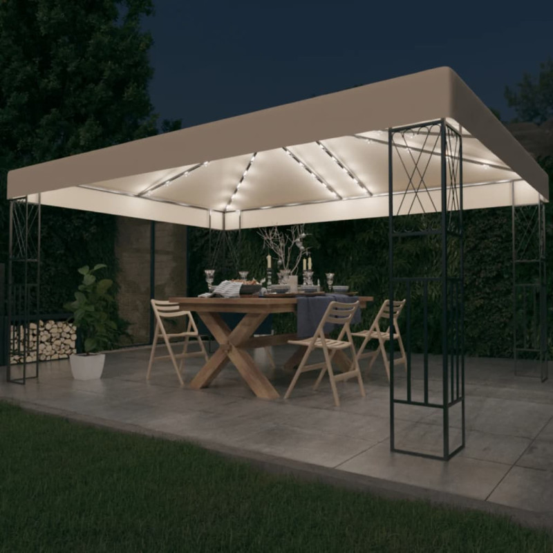 stradeXL Gazebo with LED...