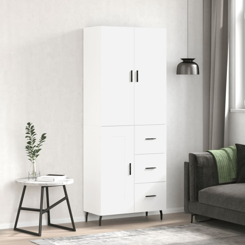 stradeXL Highboard Weiß...