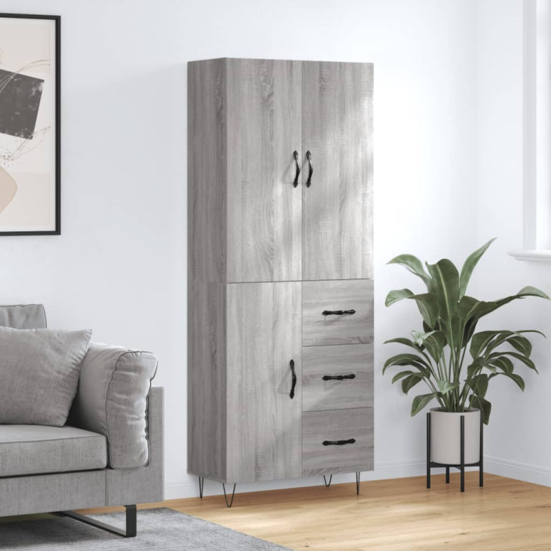 stradeXL Highboard Grey...