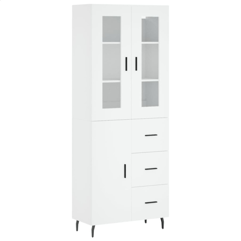 stradeXL Highboard Weiß...