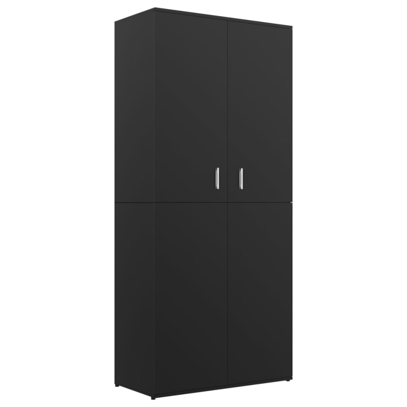 stradeXL Shoe Cabinet Black...