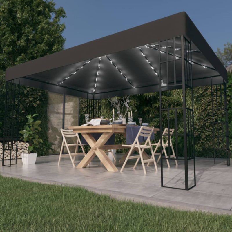 stradeXL Gazebo with LED...