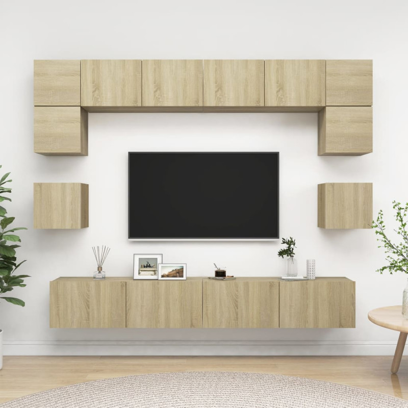 stradeXL 8 Piece TV Cabinet...