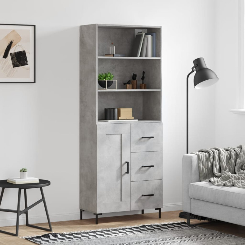 stradeXL Highboard Concrete...