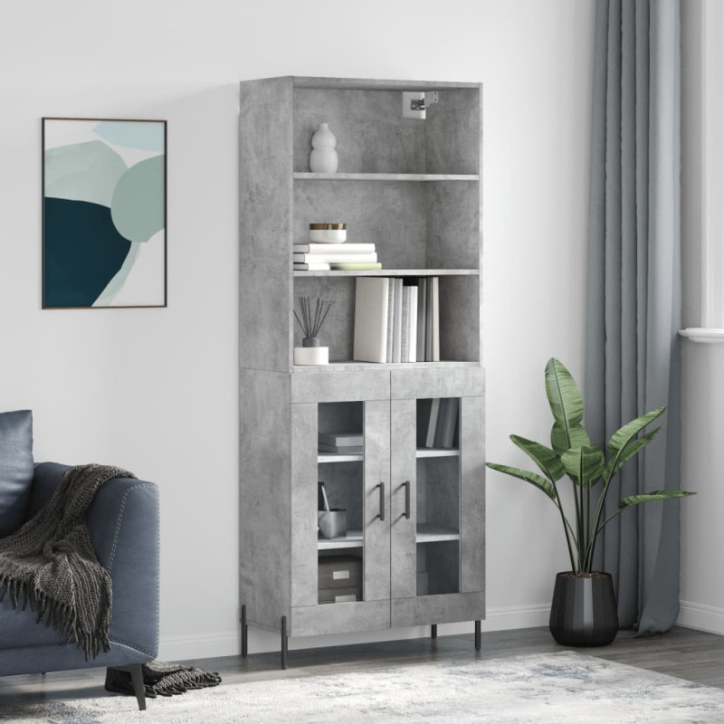 stradeXL Highboard Concrete...