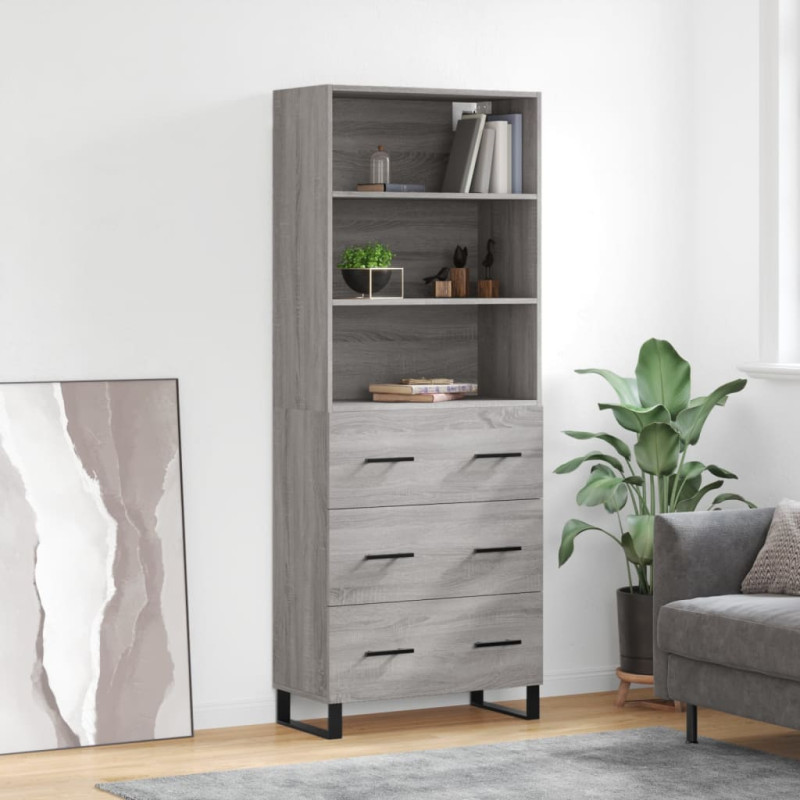 stradeXL Highboard Grey...