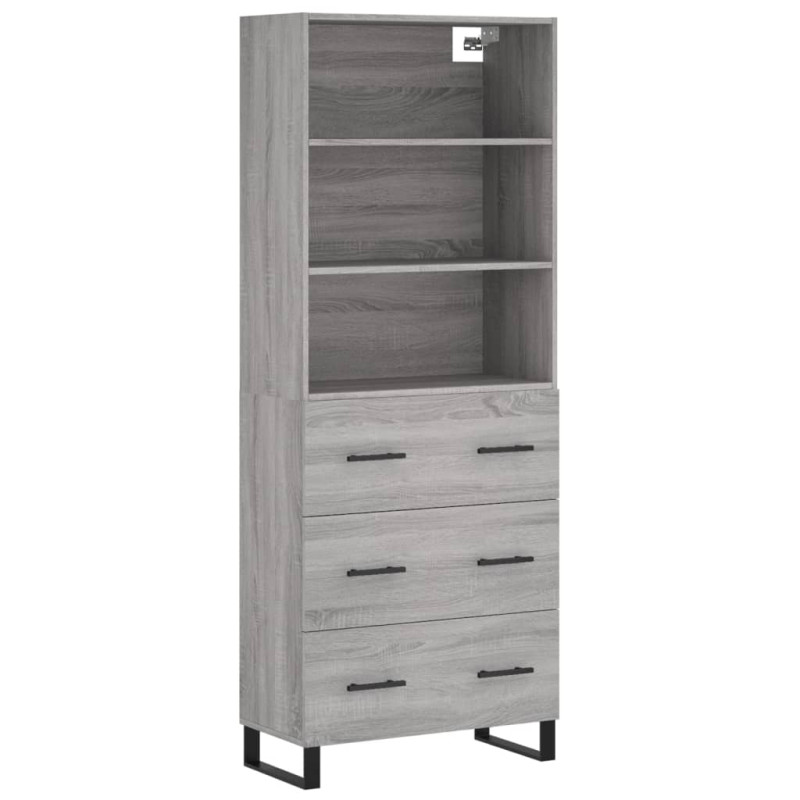 stradeXL Highboard Grey...