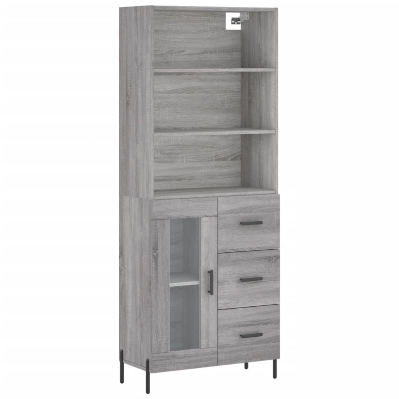 stradeXL Highboard Grau...