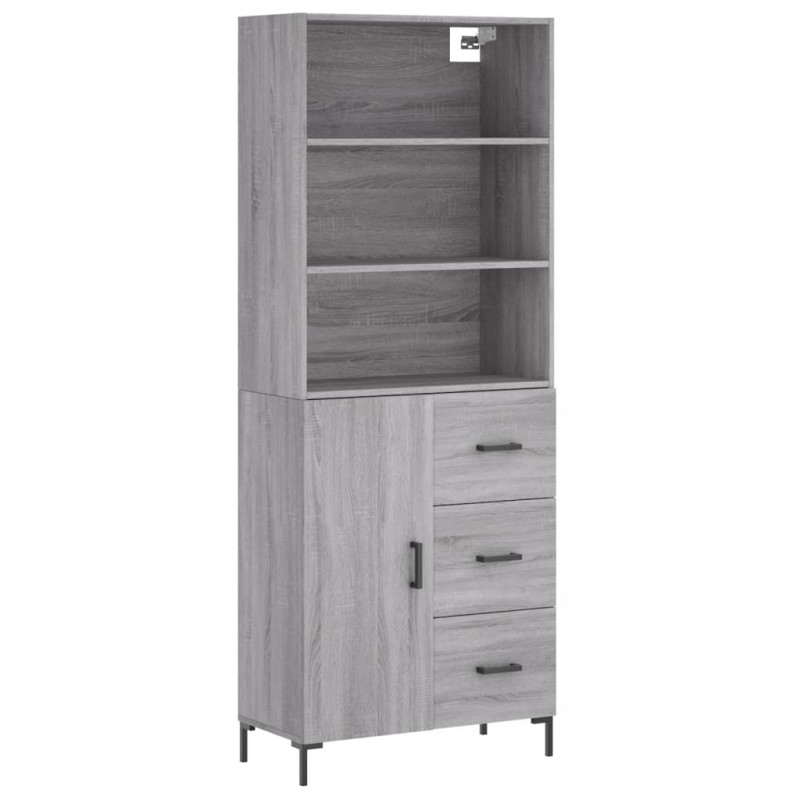 stradeXL Highboard Grau...