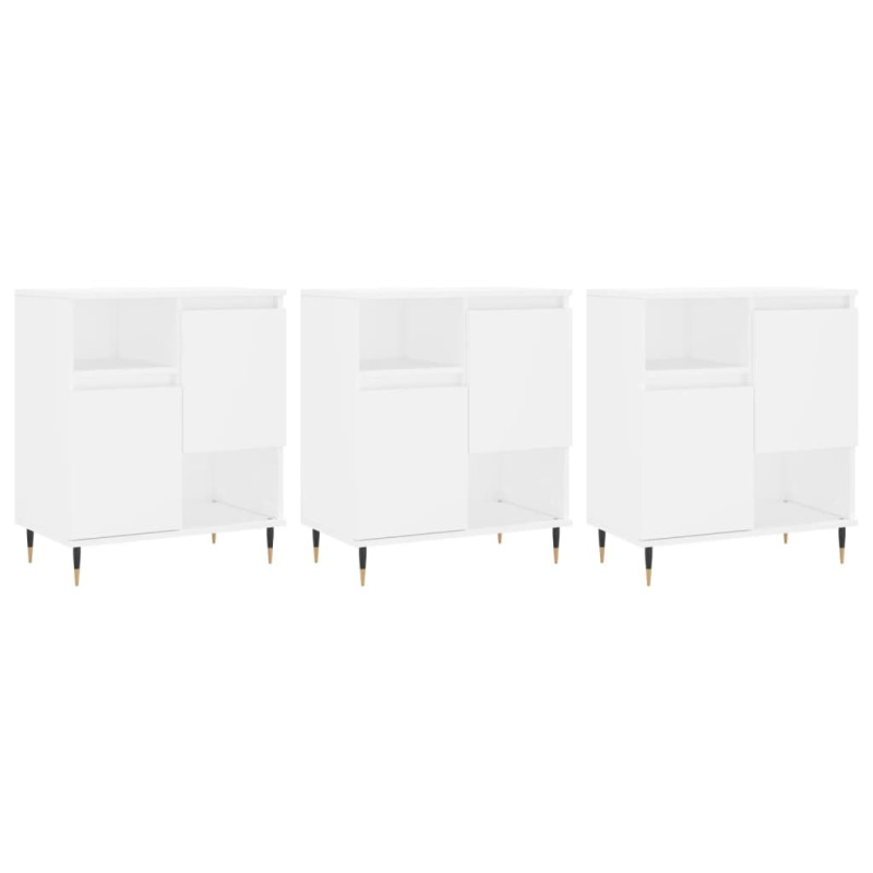 stradeXL Sideboards 3 pcs...