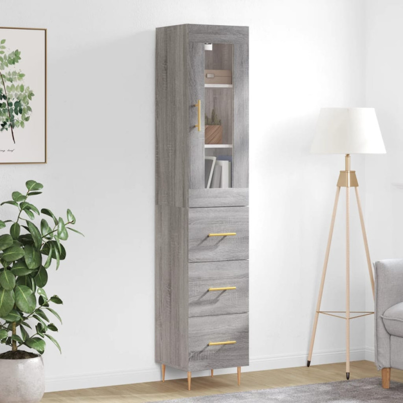 stradeXL Highboard Grey...