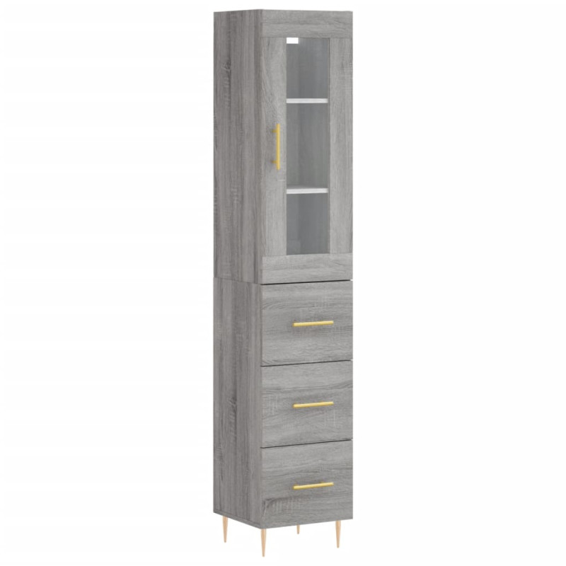 stradeXL Highboard Grey...