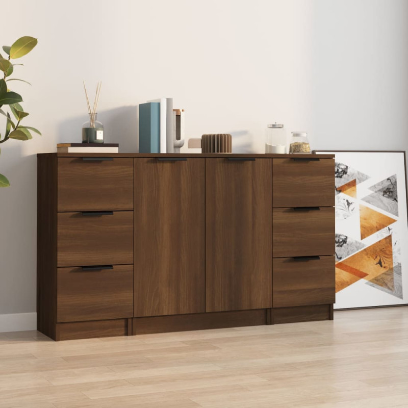 stradeXL Sideboards 3 pcs...