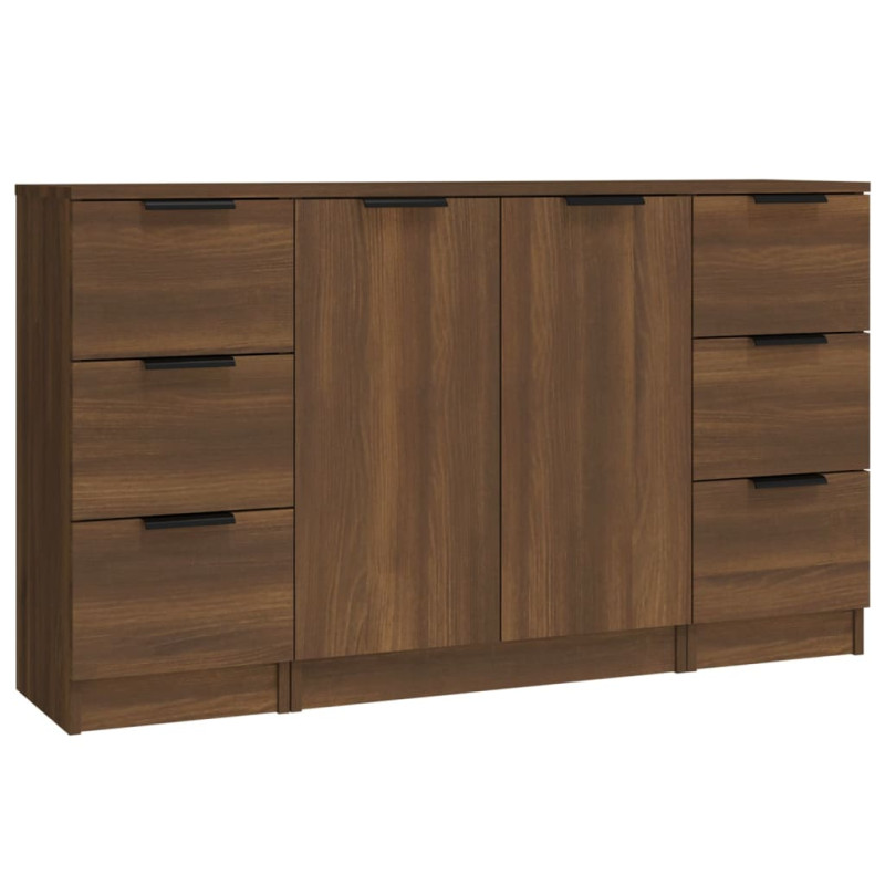 stradeXL Sideboards 3 pcs...