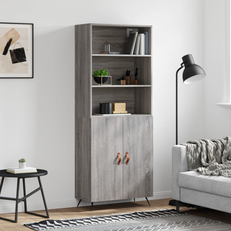 stradeXL Highboard Grey...